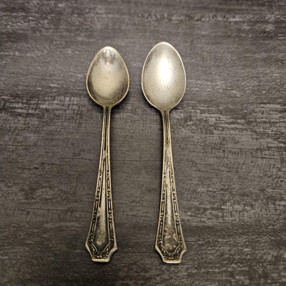 Antique Fairfield Silver Plated Spoons